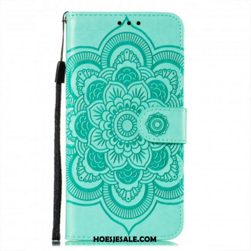 Folio-hoesje voor Samsung Galaxy S21 Ultra 5G Volledige Mandala