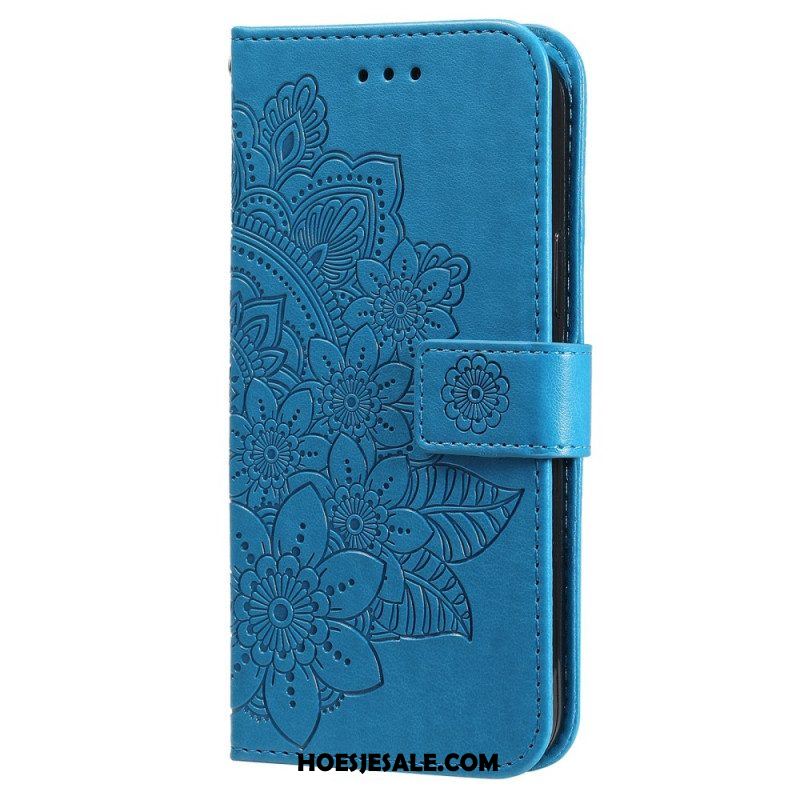 Folio-hoesje voor Samsung Galaxy S22 5G Bloemmandala