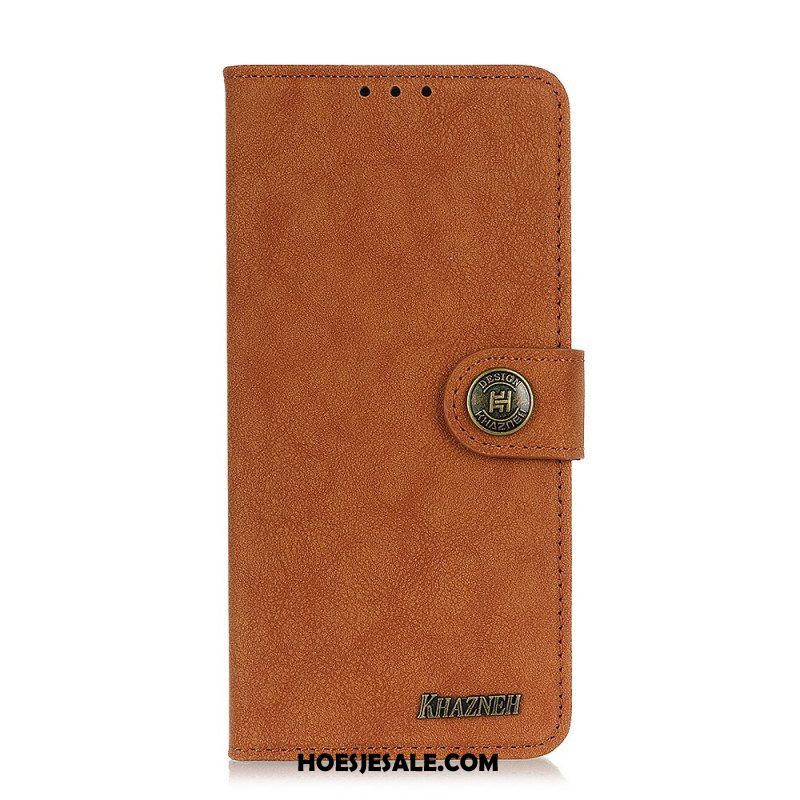 Folio-hoesje voor Samsung Galaxy S22 5G Khazneh Retro Splitleer