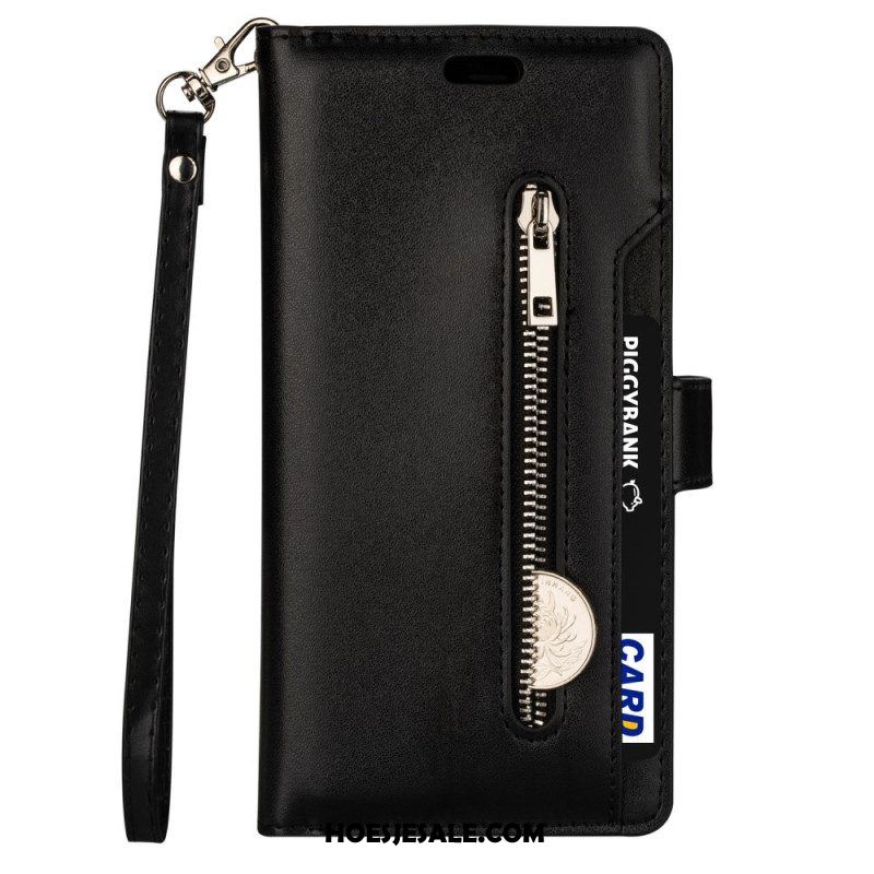 Folio-hoesje voor Samsung Galaxy S22 5G Portemonnee & Lanyard