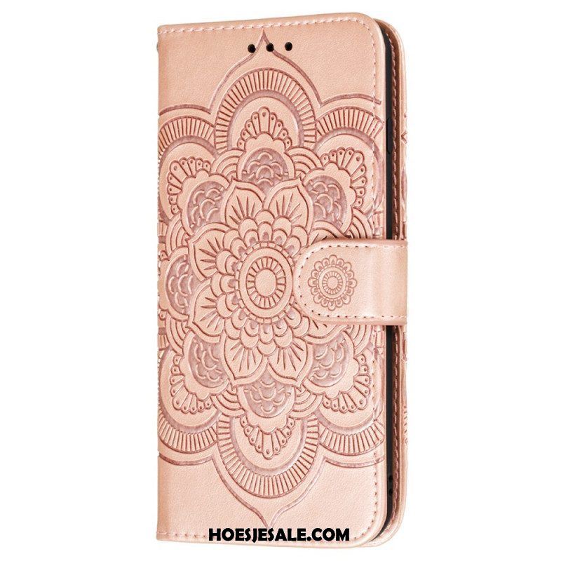 Folio-hoesje voor Samsung Galaxy S22 Plus 5G Volledige Mandala