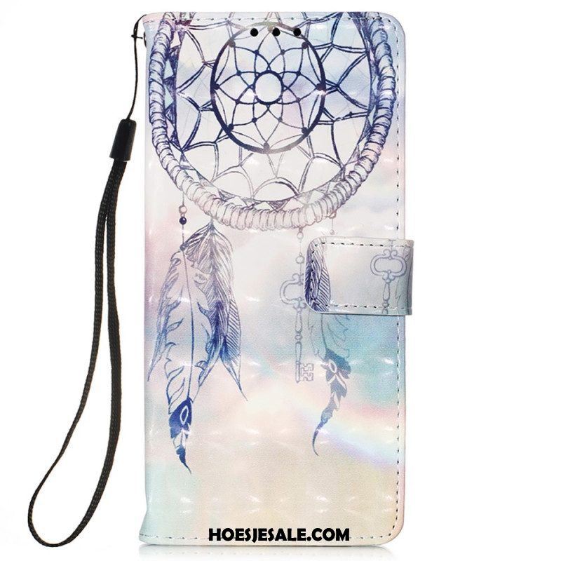 Folio-hoesje voor Samsung Galaxy S22 Ultra 5G Aquarel Dromenvanger