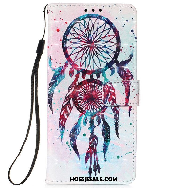 Folio-hoesje voor Samsung Galaxy S22 Ultra 5G Aquarel Dromenvanger