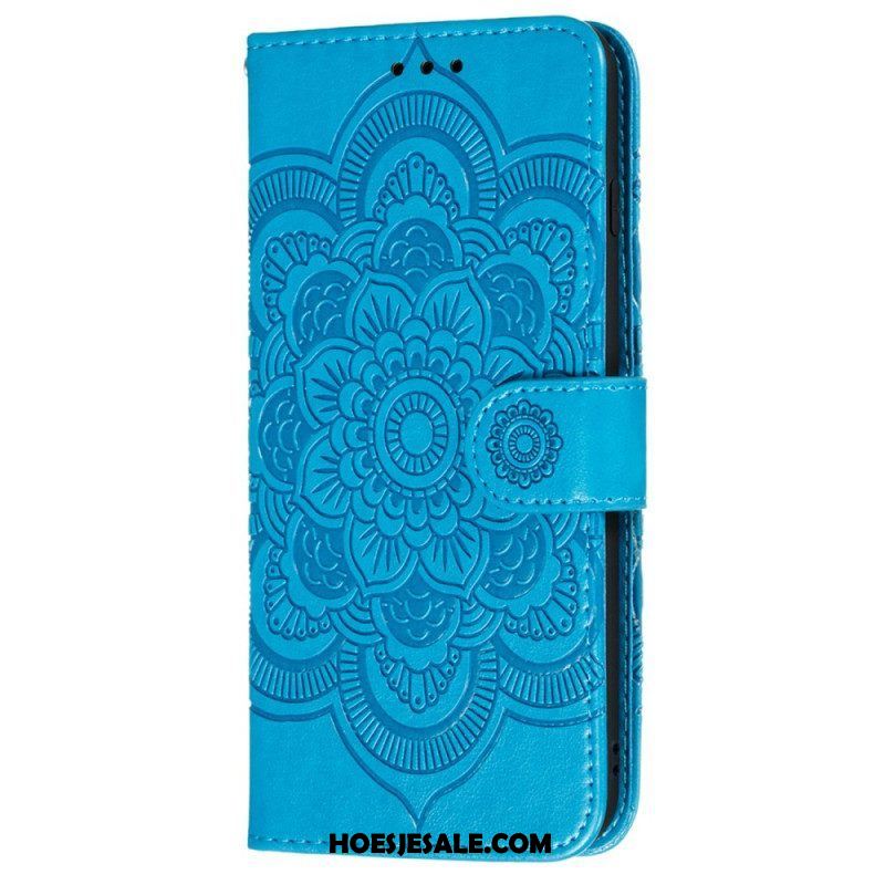 Folio-hoesje voor Samsung Galaxy S22 Ultra 5G Volledige Mandala