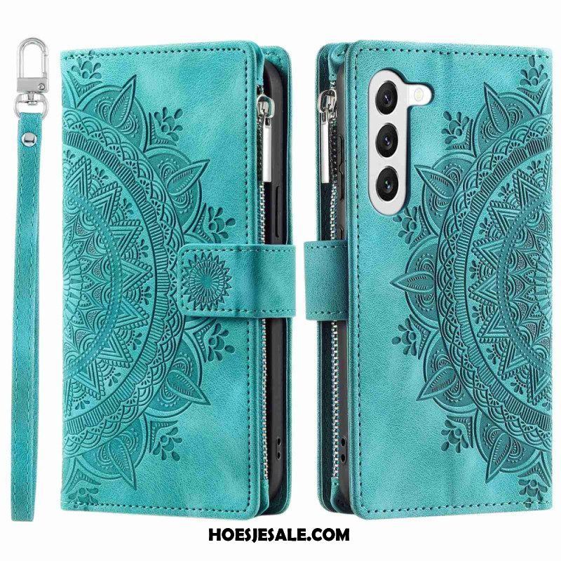 Folio-hoesje voor Samsung Galaxy S23 5G Multifunctionele Mandala