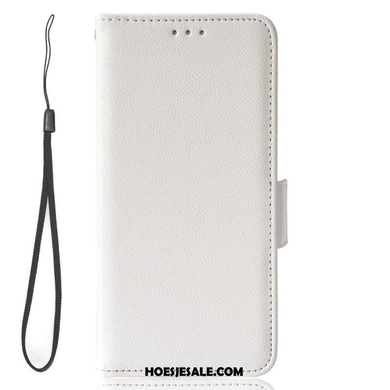 Folio-hoesje voor Samsung Galaxy S23 5G Ultradunne Dubbele Sluiting