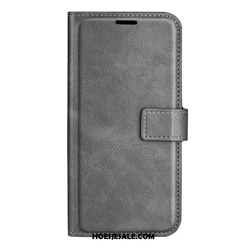 Folio-hoesje voor Samsung Galaxy S23 Plus 5G Stijl Leer Kleur