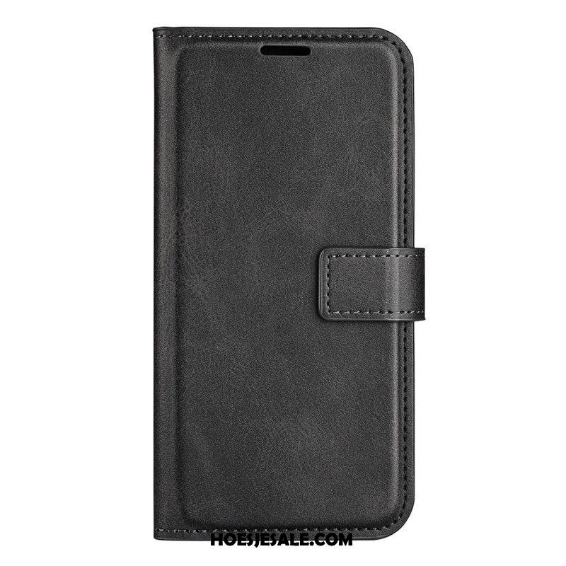 Folio-hoesje voor Samsung Galaxy S23 Ultra 5G Stijl Leer Kleur