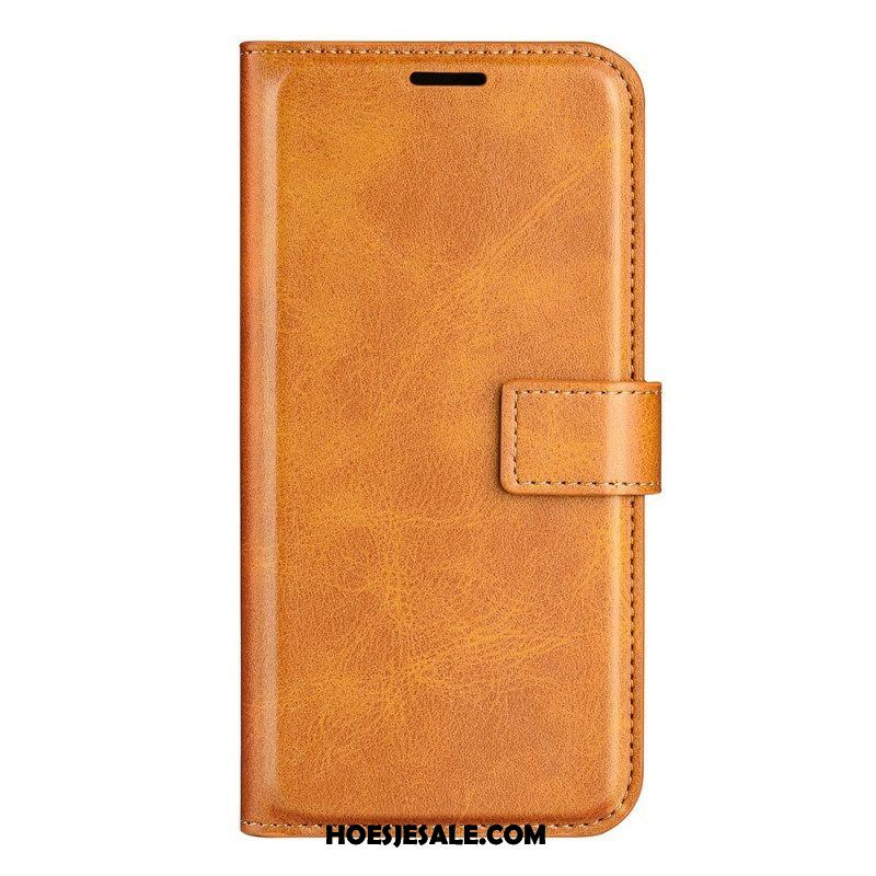 Folio-hoesje voor Samsung Galaxy S23 Ultra 5G Stijl Leer Kleur