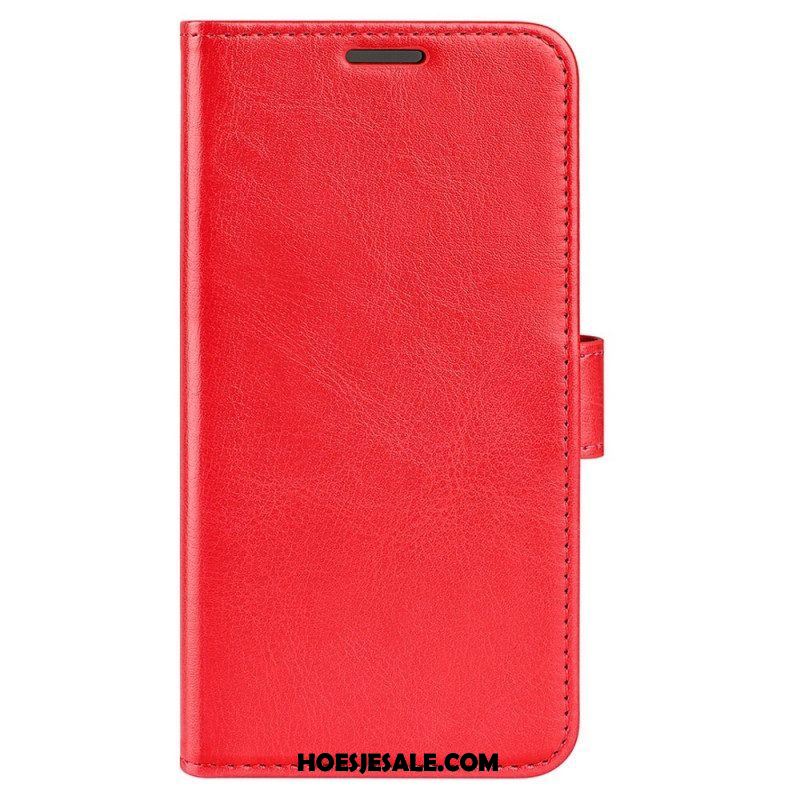 Folio-hoesje voor Samsung Galaxy S23 Ultra 5G Vintage Leereffect