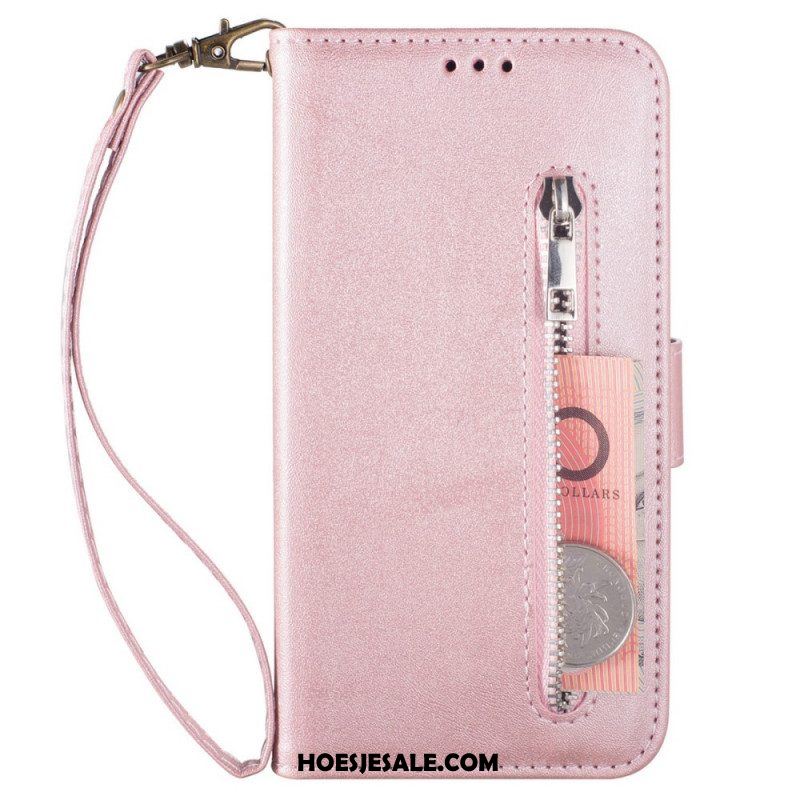 Folio-hoesje voor Samsung Galaxy Z Fold 3 5G Portemonnee Met Lanyard