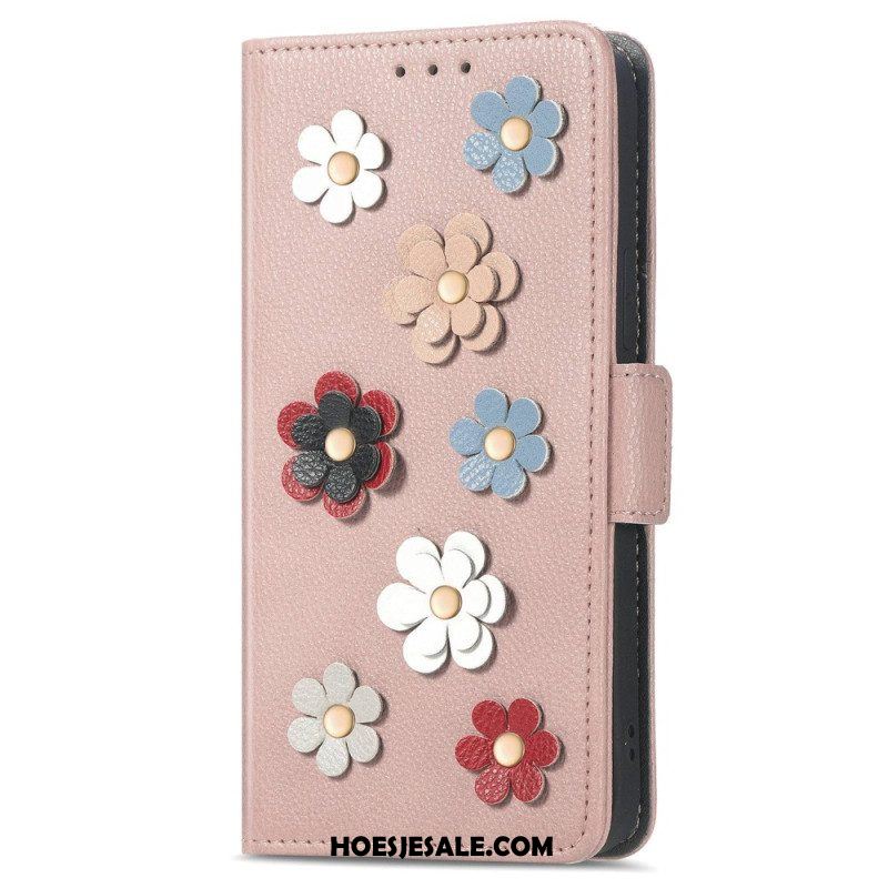 Folio-hoesje voor Sony Xperia 1 IV Decoratieve Bloemen