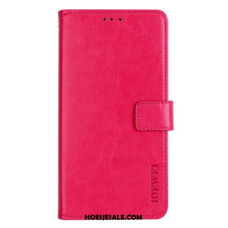 Folio-hoesje voor Xiaomi 12 / 12X Imitatieleer Idewei