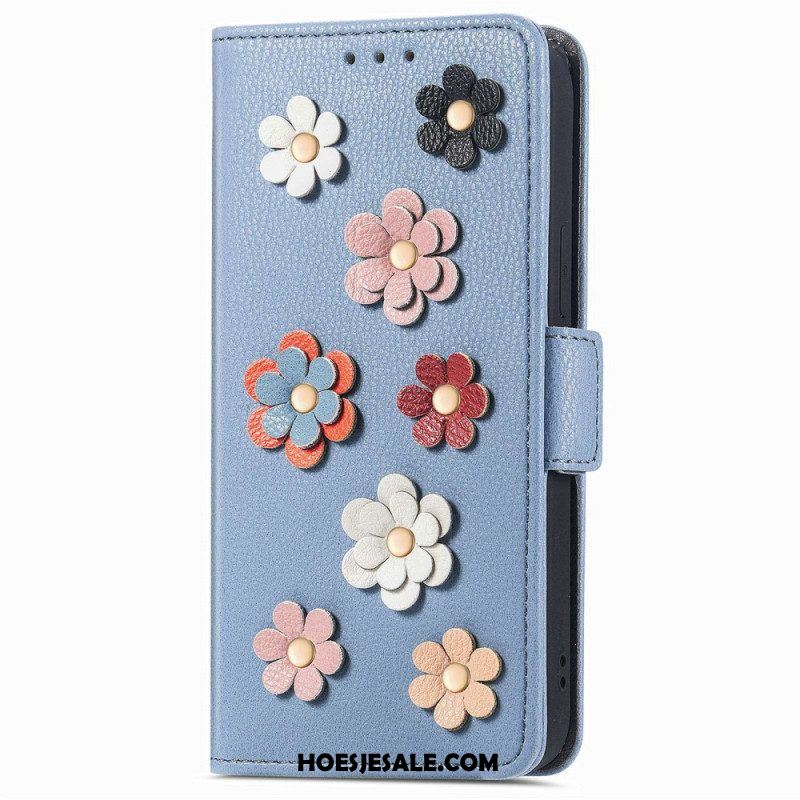 Folio-hoesje voor Xiaomi 12 Lite 3d Bloemen