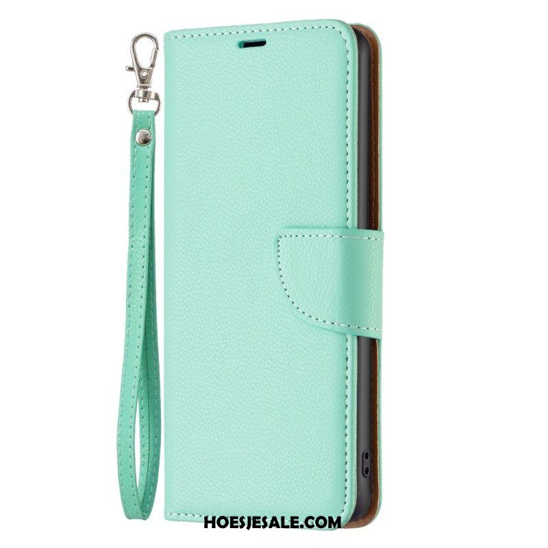 Folio-hoesje voor Xiaomi 13 Lite Lychee Schuine Sluiting