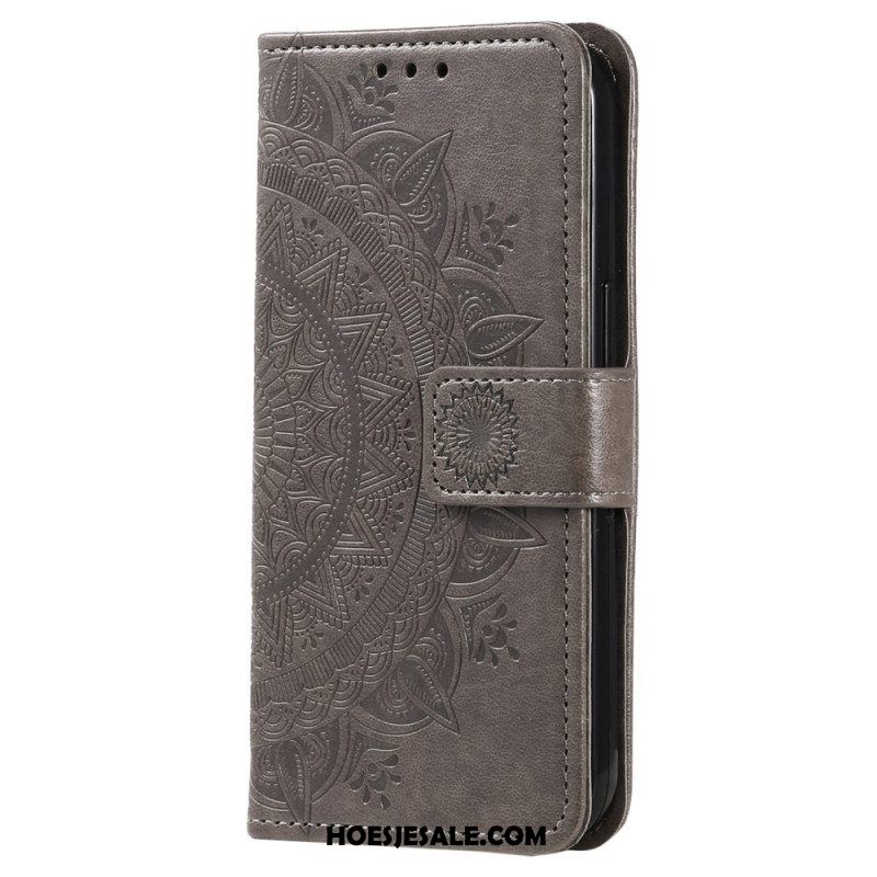 Folio-hoesje voor Xiaomi 13 Pro Mandala Zon Met Lanyard