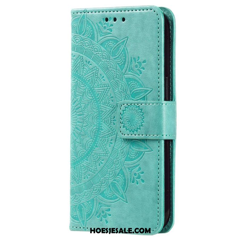 Folio-hoesje voor Xiaomi 13 Pro Mandala Zon Met Lanyard