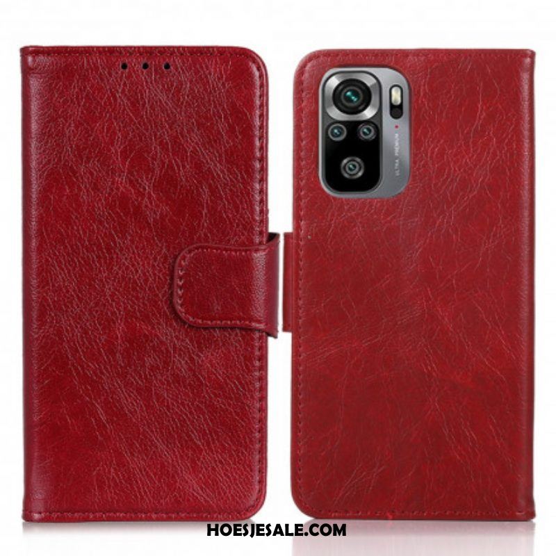 Folio-hoesje voor Xiaomi Redmi Note 10 / 10S Splitnappaleer