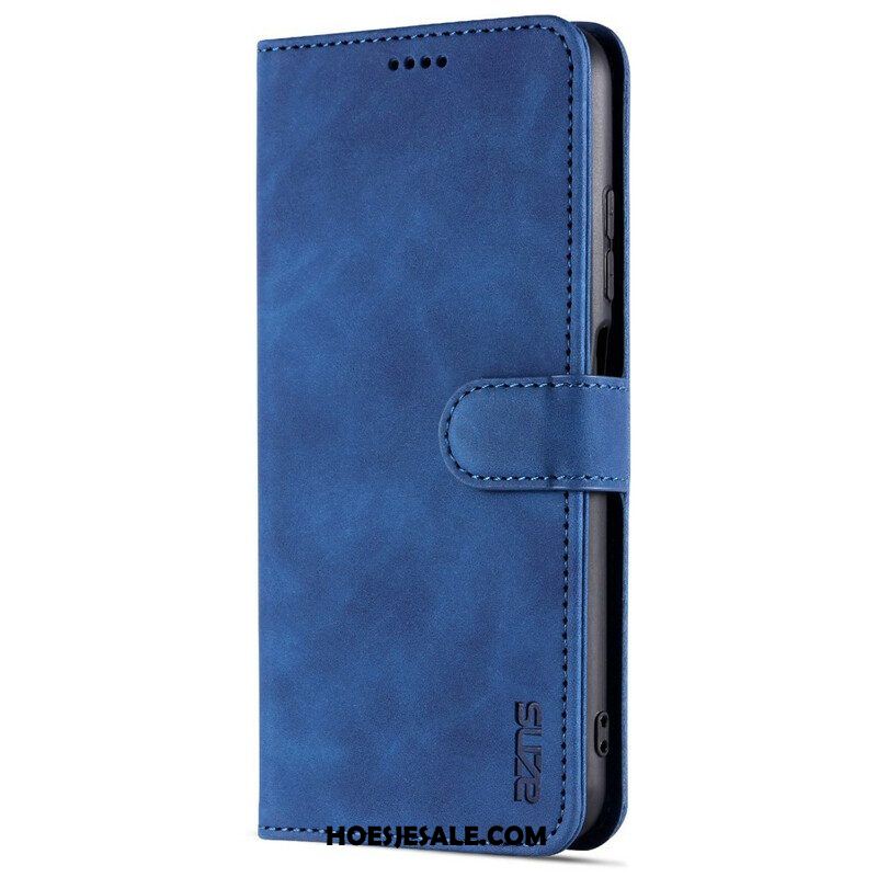 Folio-hoesje voor Xiaomi Redmi Note 10 5G Azns Ledereffect