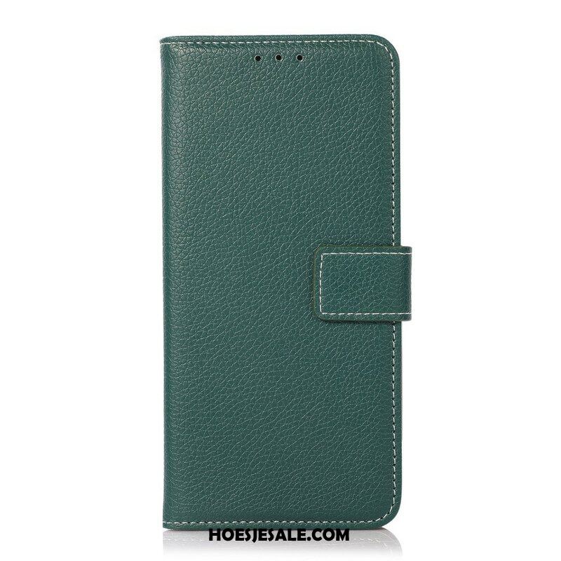 Folio-hoesje voor Xiaomi Redmi Note 10 5G Lychee-textuur