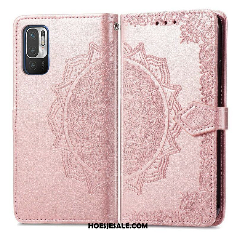 Folio-hoesje voor Xiaomi Redmi Note 10 5G Mandala Middeleeuwen