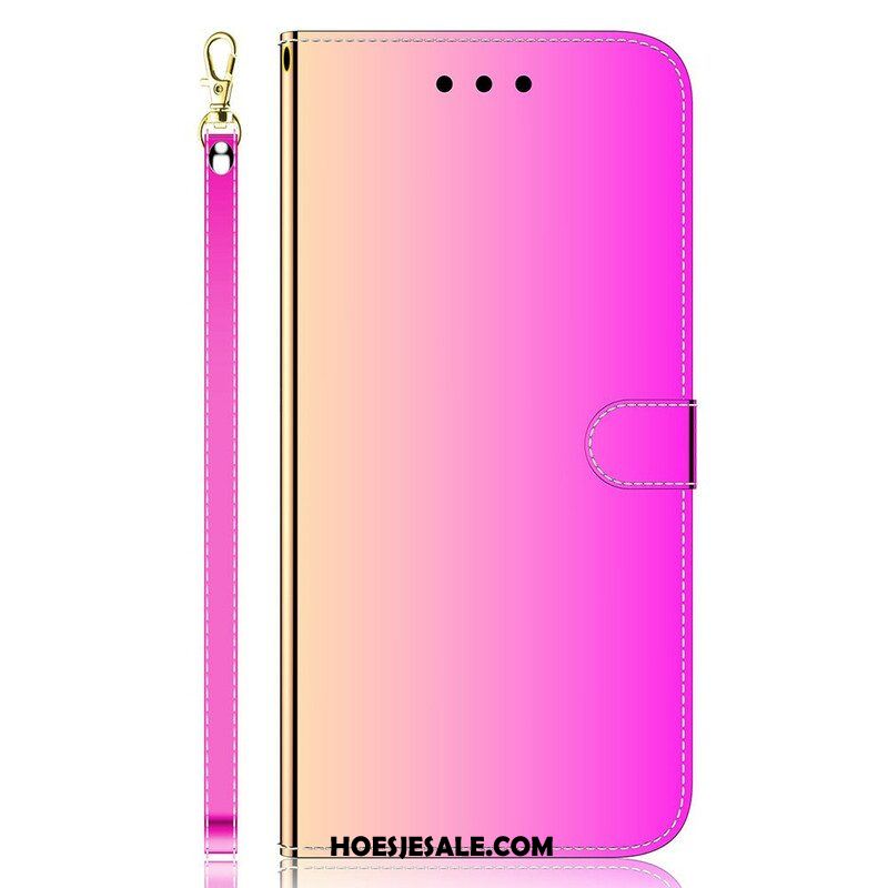 Folio-hoesje voor Xiaomi Redmi Note 10 5G Spiegelkap