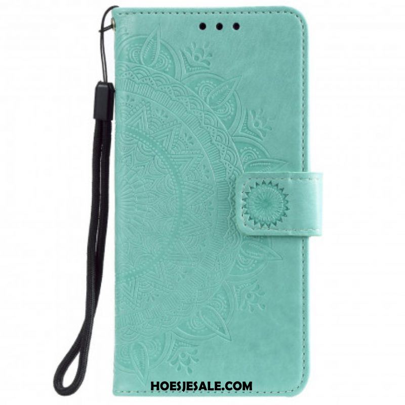 Folio-hoesje voor Xiaomi Redmi Note 10 5G Zon Mandala