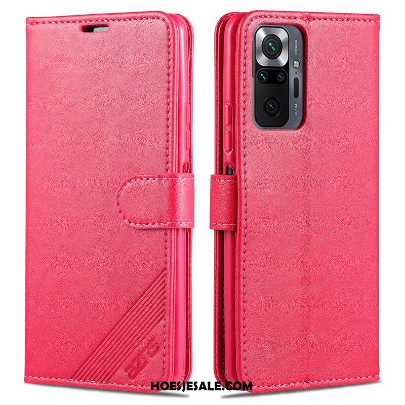 Folio-hoesje voor Xiaomi Redmi Note 10 Pro Azns Kunstleer