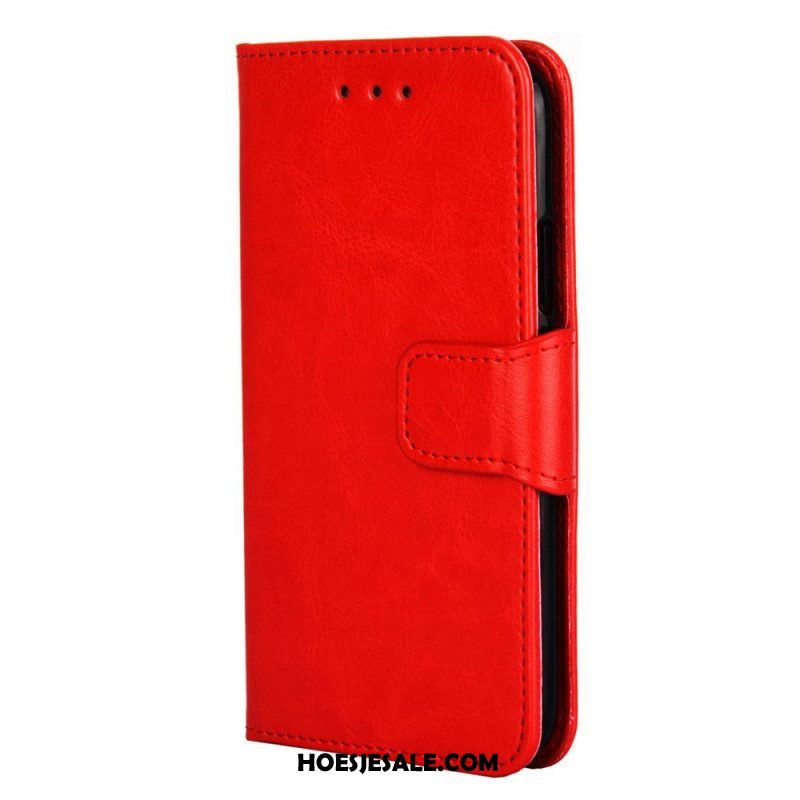 Folio-hoesje voor Xiaomi Redmi Note 11 Pro / 11 Pro 5G Retro Kunstleer