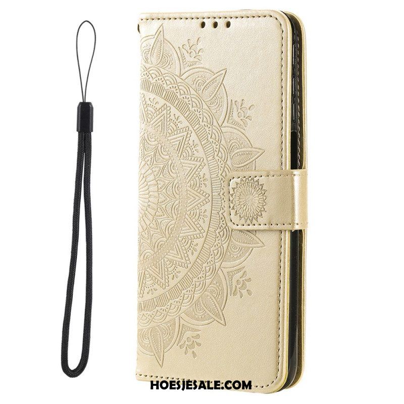 Folio-hoesje voor Xiaomi Redmi Note 11 Pro / 11 Pro 5G Zon Mandala