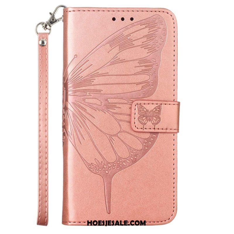 Folio-hoesje voor Xiaomi Redmi Note 12 5G Bloemen Vlinder