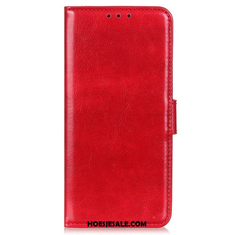 Folio-hoesje voor Xiaomi Redmi Note 12 5G Imitatie Lakleer