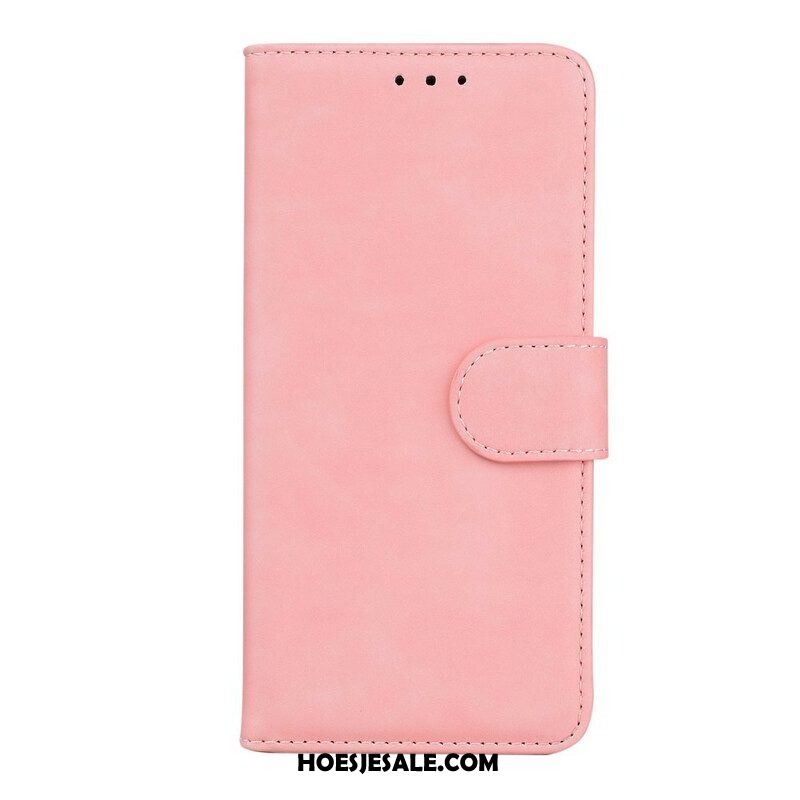 Folio-hoesje voor iPhone 13 Mini Stijl Lederen Couture