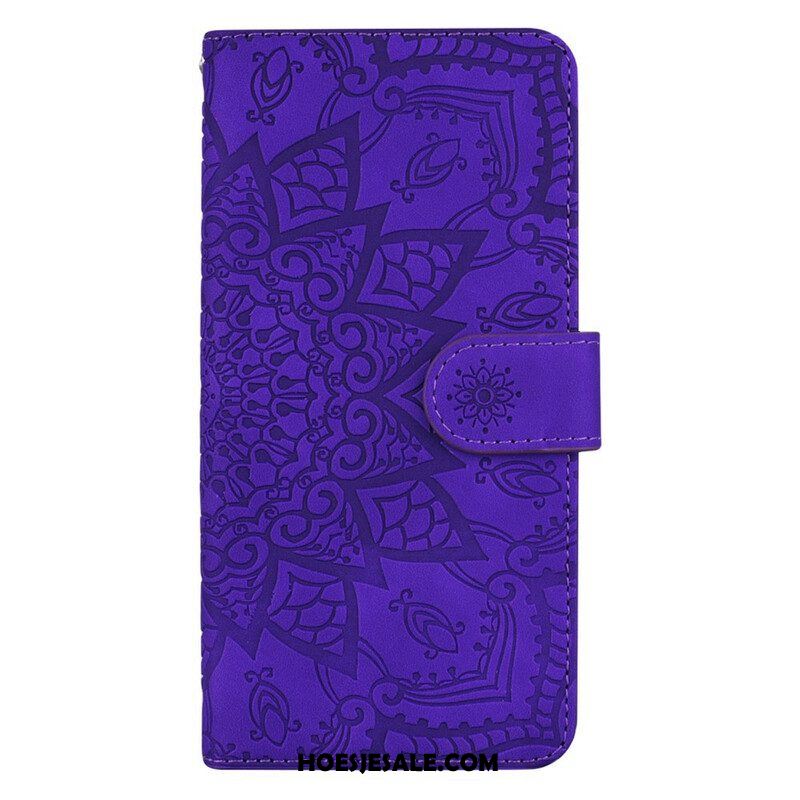 Folio-hoesje voor iPhone 13 Pro Barok-mandala