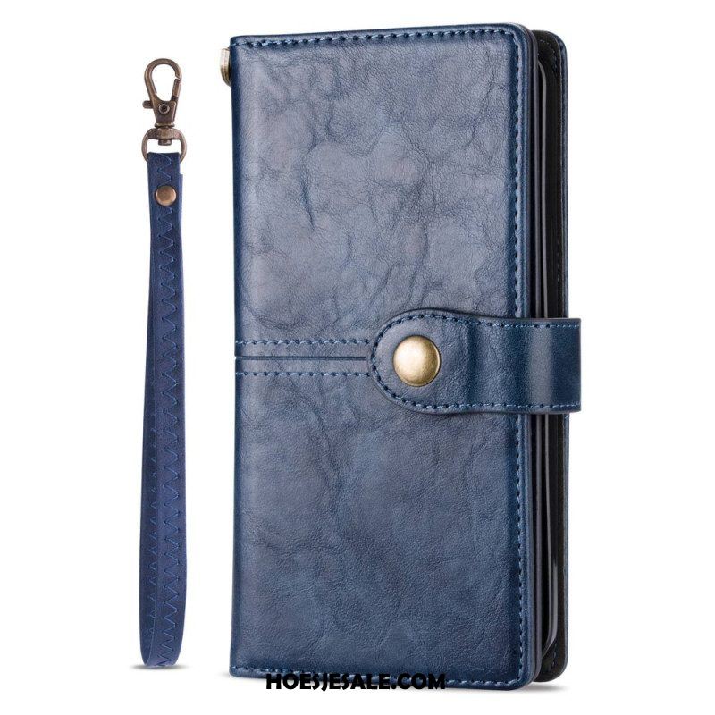 Folio-hoesje voor iPhone 14 Pro Vintage Multifunctioneel