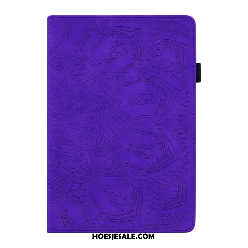 Hoesje Case Samsung Galaxy Tab S9 Fe Plus Telefoonhoesje Bloemmotief