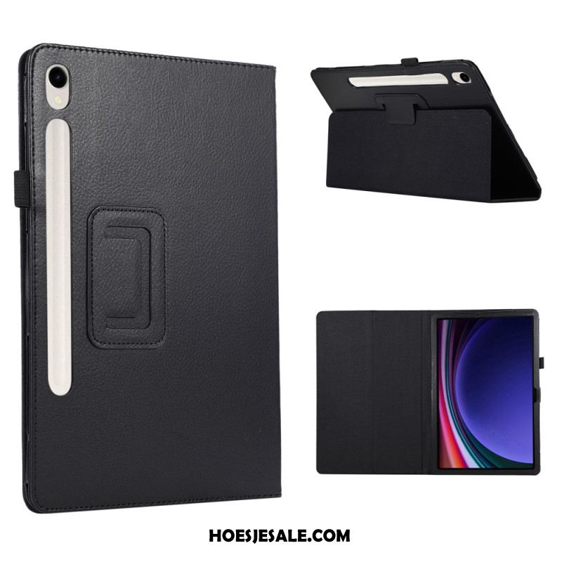 Hoesje Case Samsung Galaxy Tab S9 Telefoonhoesje Ledereffect