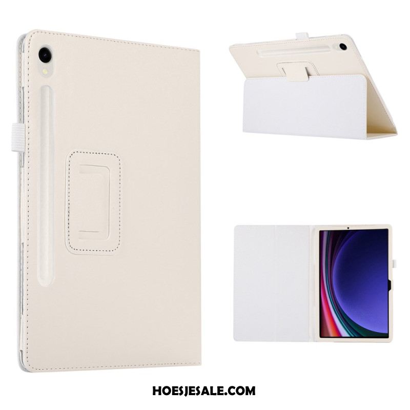 Hoesje Case Samsung Galaxy Tab S9 Telefoonhoesje Ledereffect