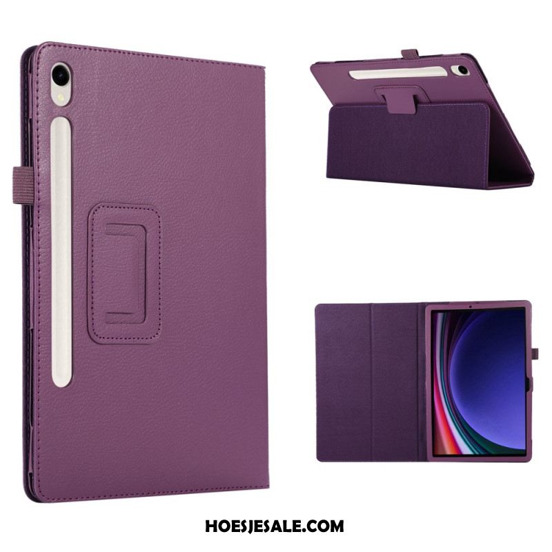 Hoesje Case Samsung Galaxy Tab S9 Telefoonhoesje Ledereffect