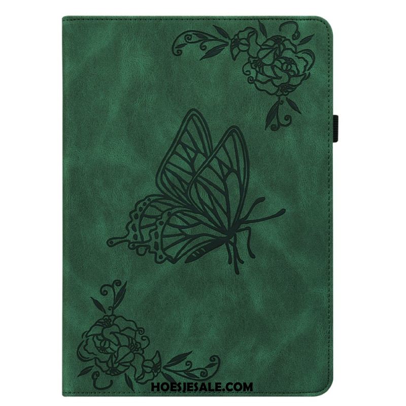 Hoesje Case Samsung Galaxy Tab S9 Telefoonhoesje Vlinders En Bloemen