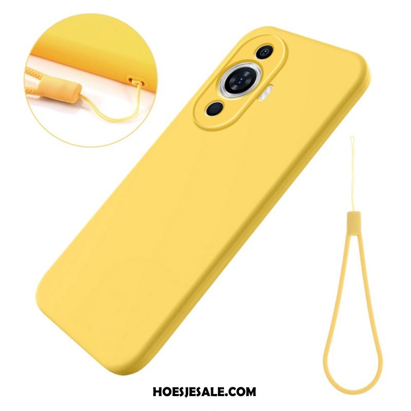 Hoesje Huawei Nova 12s Siliconen Band Bescherming Hoesje