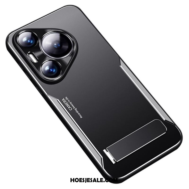 Hoesje Huawei Pura 70 Ondersteuning Met Metaaleffect