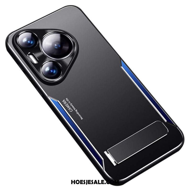 Hoesje Huawei Pura 70 Ondersteuning Met Metaaleffect