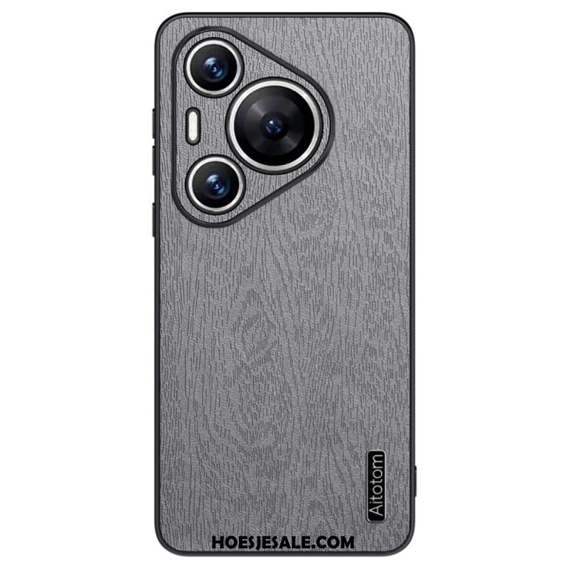 Hoesje Huawei Pura 70 Pro Houtstructuur