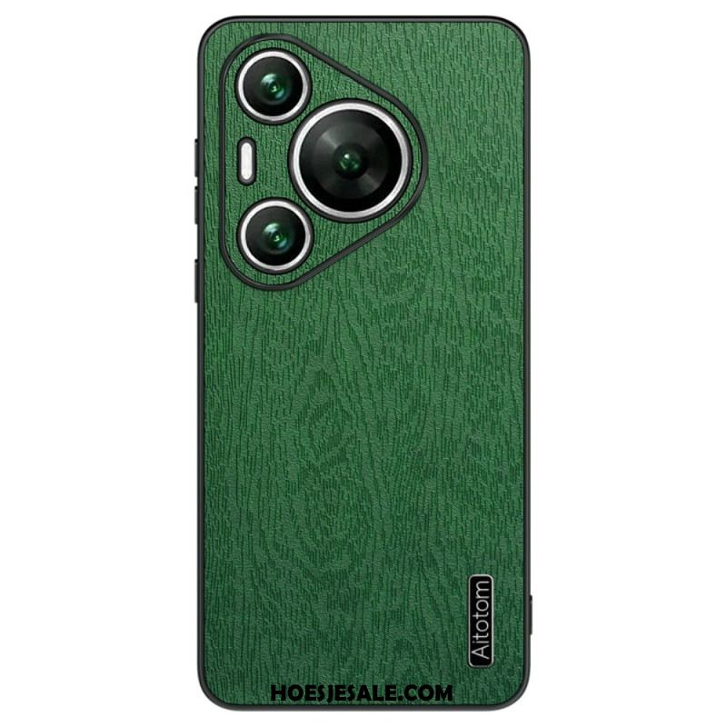 Hoesje Huawei Pura 70 Pro Houtstructuur