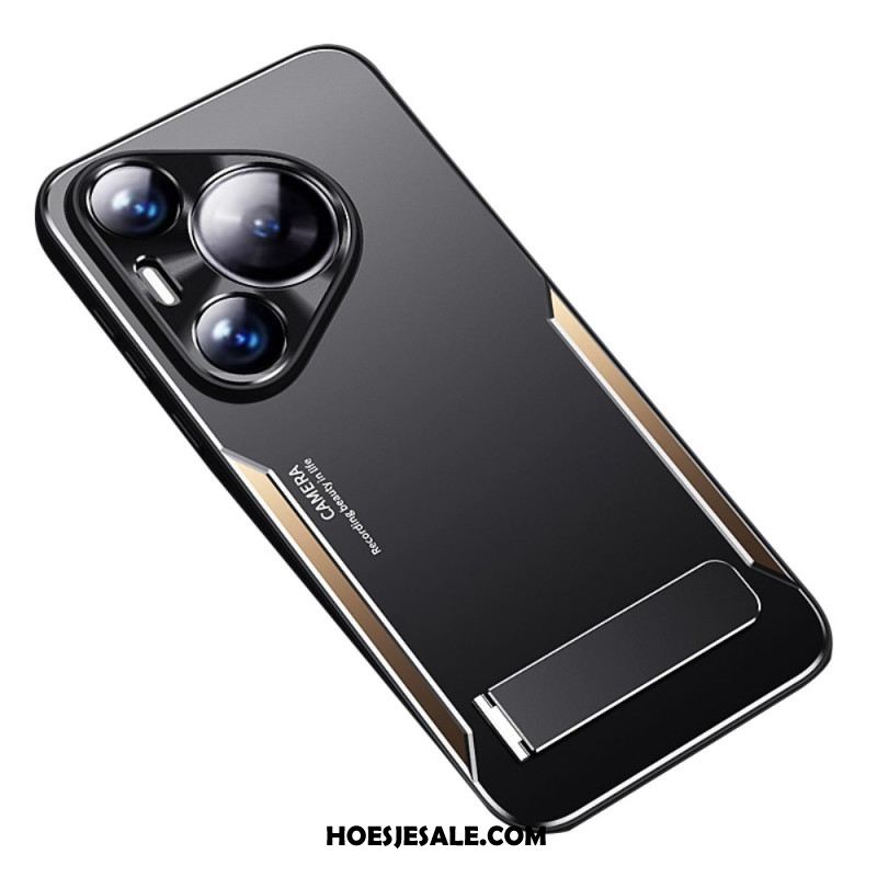 Hoesje Huawei Pura 70 Pro Ondersteuning Met Metaaleffect