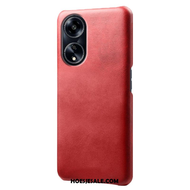 Hoesje Oppo A98 5g Ledereffect