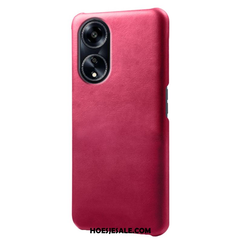 Hoesje Oppo A98 5g Ledereffect