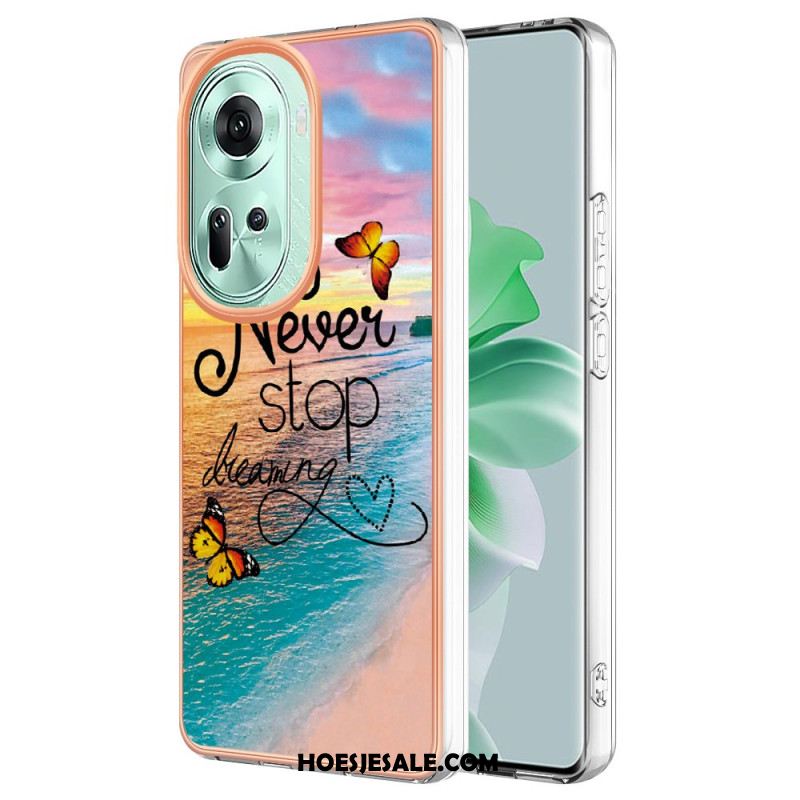 Hoesje Oppo Reno 11 5g Marmeren Variatie