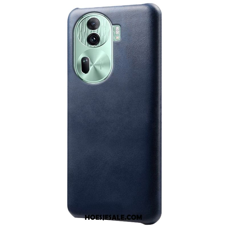 Hoesje Oppo Reno 11 Pro 5g Ledereffect Bescherming Hoesje